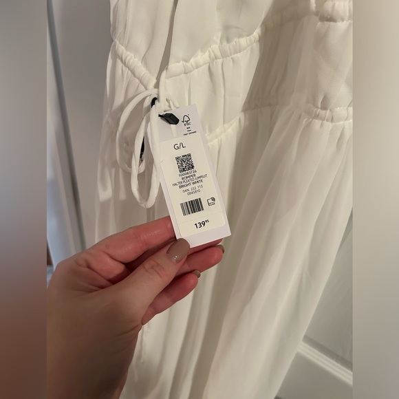 Stunning bridal halter jumpsuit - Picture 5 of 9